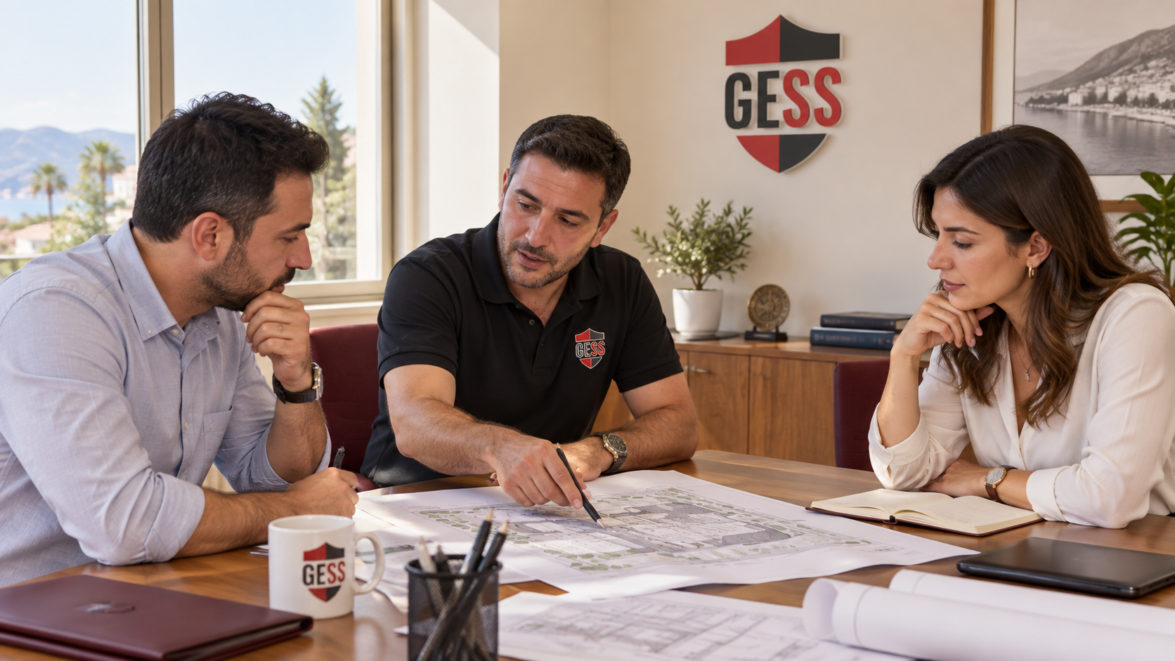 GESS logolu tesis koordinatörü ve teknik uzman; temsili görsel